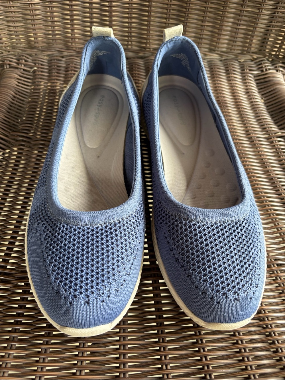 Easy Spirit Knit Ballet Flat - Blue